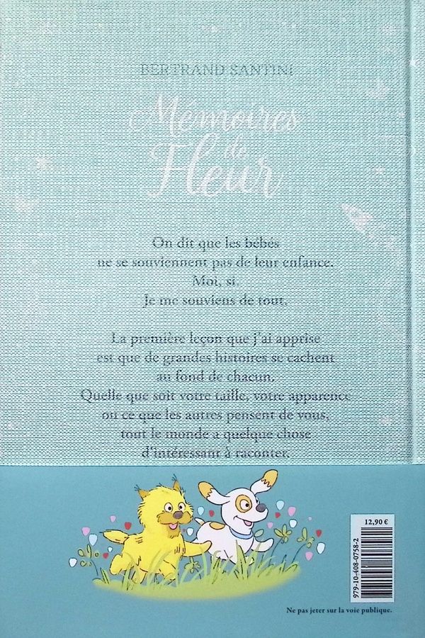 Quatrième de couverture de « Mémoires de Fleur : mon enfance »