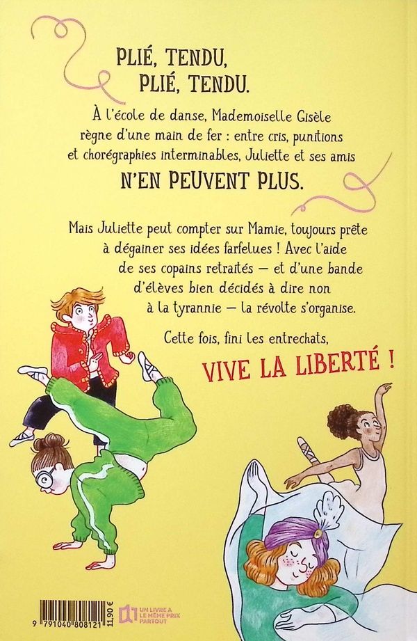 Quatrième de couverture de « Mamie Pirouette »
