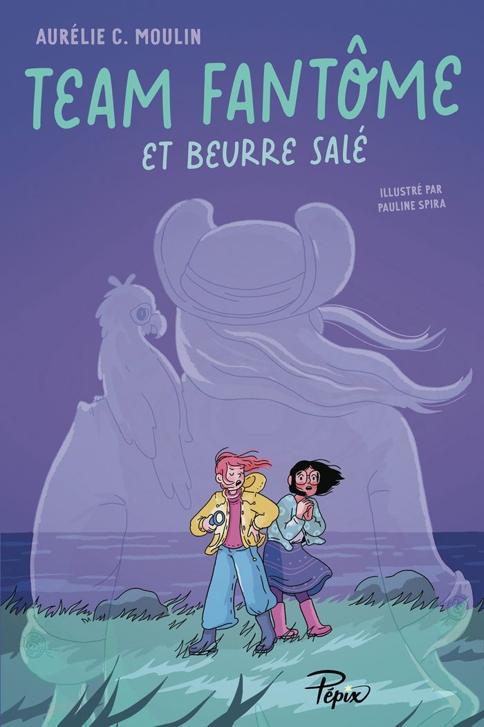 Couverture du livre « Team fantôme et beurre salé » de Aurélie C. Moulin, librairie Les Contes Infusés à Corte