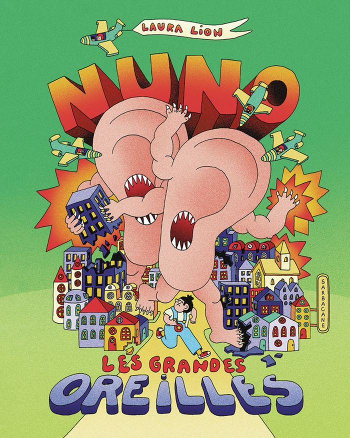 Couverture du livre « Nuno les grandes oreilles » de Laura Lion, librairie Les Contes Infusés à Corte