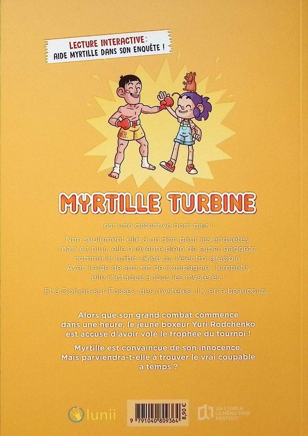 Quatrième de couverture de « Scandale sur le ring ! »