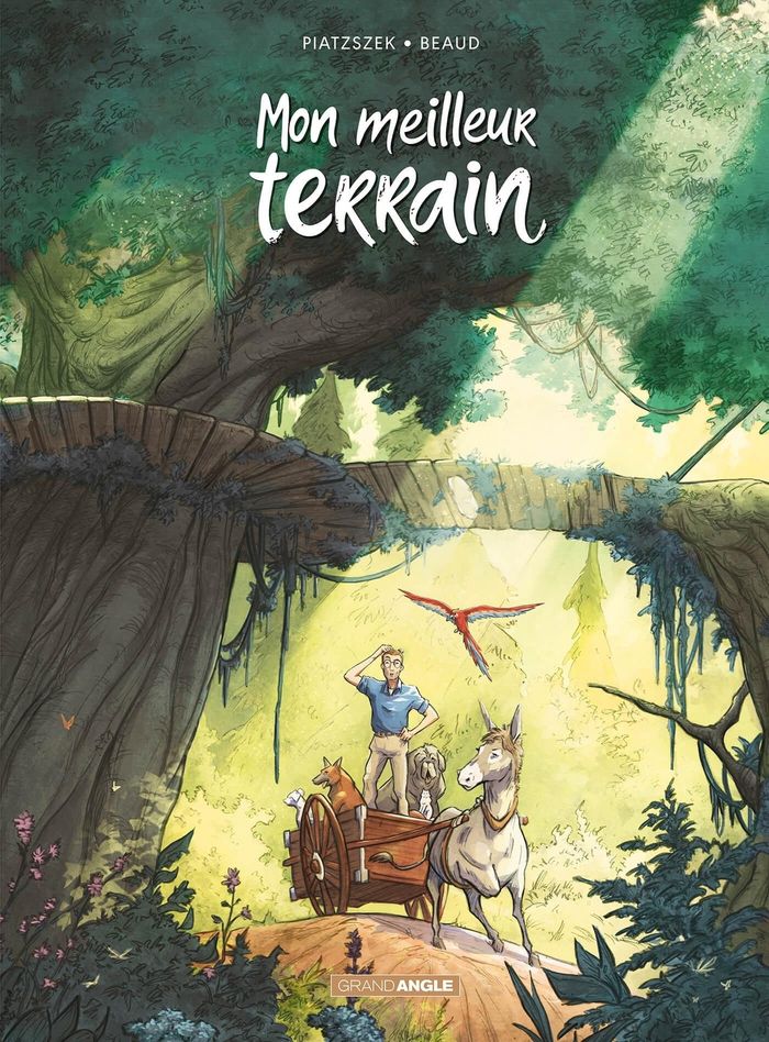 Couverture du livre « Mon meilleur terrain » de Stéphane Piatzszek, librairie Les Contes Infusés à Corte