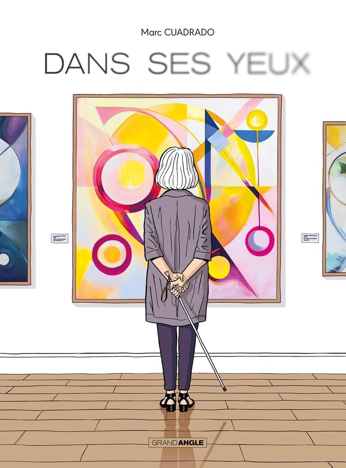 Couverture du livre « Dans ses yeux » de Marc Cuadrado, librairie Les Contes Infusés à Corte
