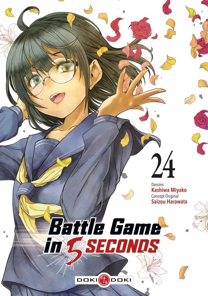 Couverture du livre « Battle game in 5 seconds » de Miyakokashiwa, librairie Les Contes Infusés à Corte