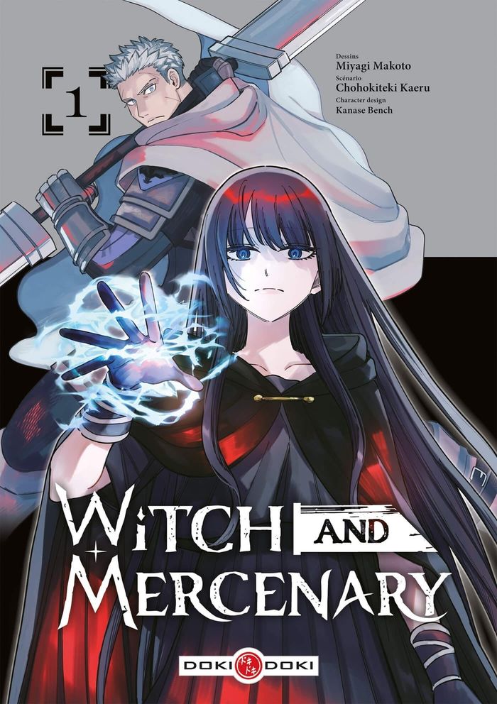 Couverture du livre « Witch and mercenary » de Makoto Miyagi, librairie Les Contes Infusés à Corte