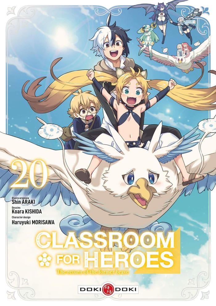 Couverture du livre « Classroom for heroes : the return of the former brave » de Shin Araki, librairie Les Contes Infusés à Corte