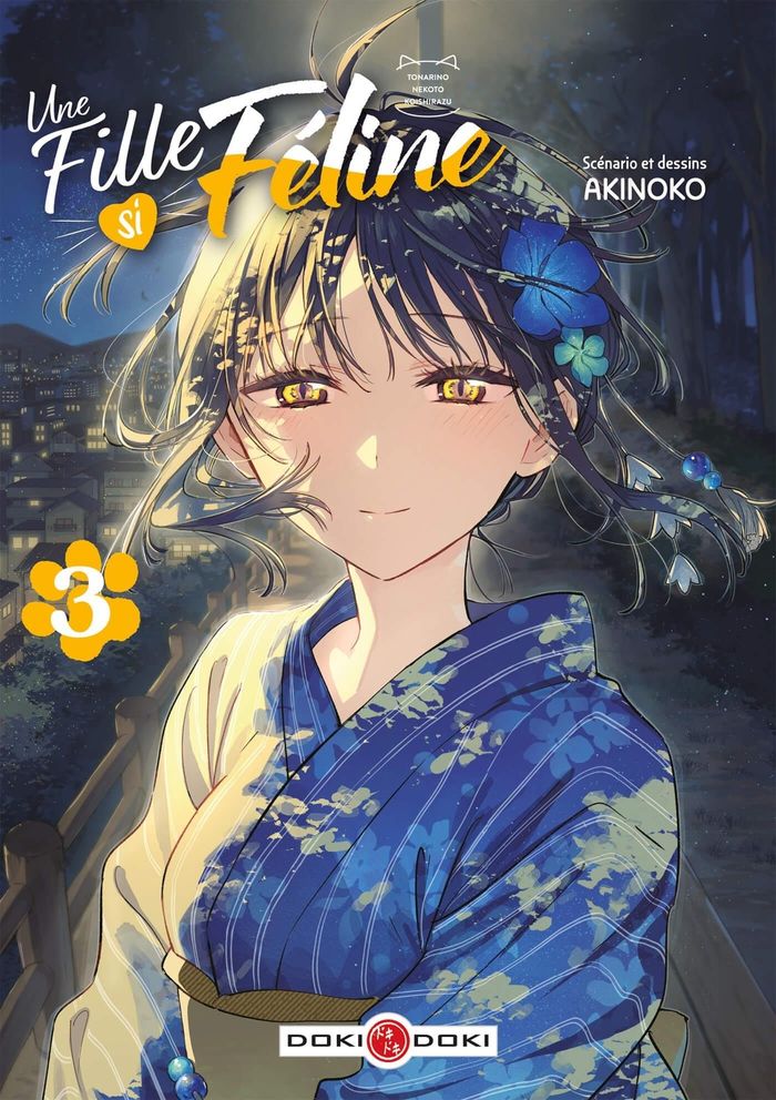 Couverture du livre « Une fille si féline » de Akinoko, librairie Les Contes Infusés à Corte