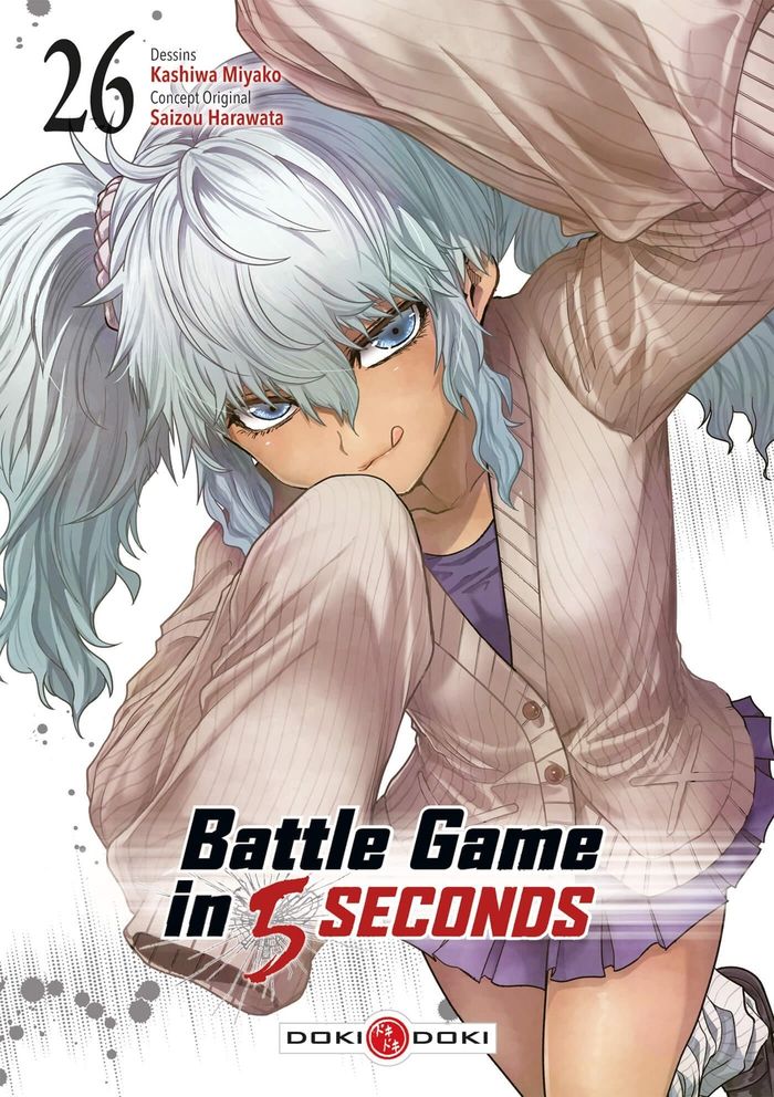 Couverture du livre « Battle game in 5 seconds » de Saizou Harawata, librairie Les Contes Infusés à Corte