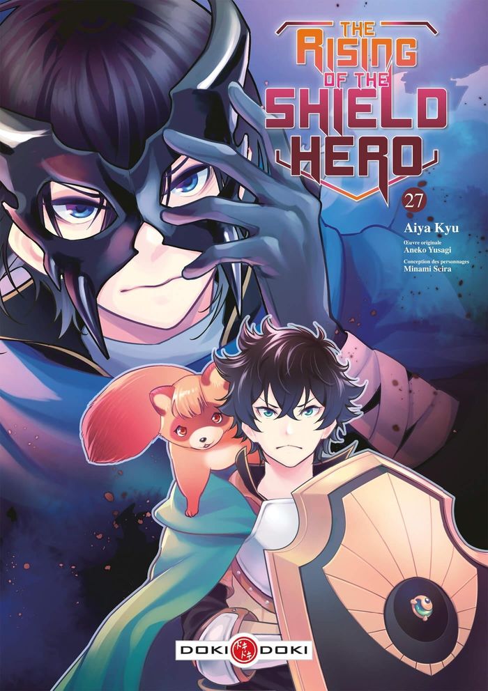 Couverture du livre « The rising of the shield hero » de Kyū Aiya, librairie Les Contes Infusés à Corte