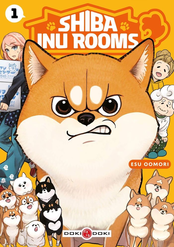 Couverture du livre « SHIBA INU ROOMS - T01 - SHIBA INU ROOMS - VOL. 01 » de Esu Omori, librairie Les Contes Infusés à Corte