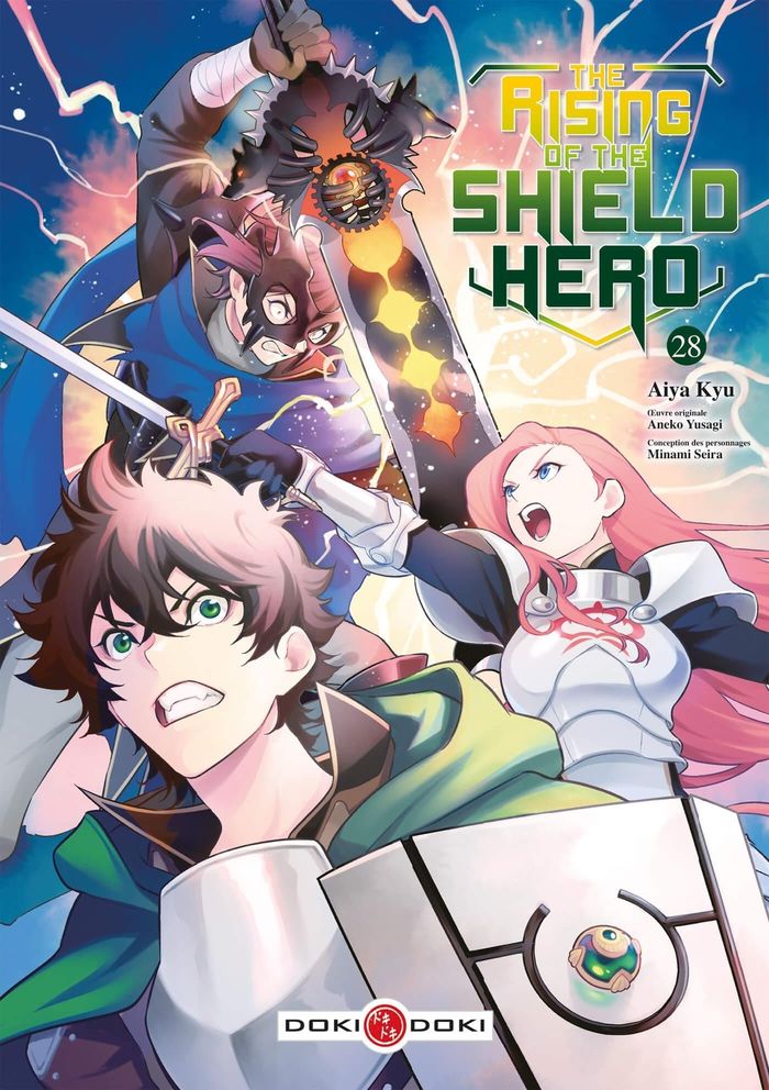 Couverture du livre « The Rising of the Shield Hero » de Yusagi Aneko, librairie Les Contes Infusés à Corte