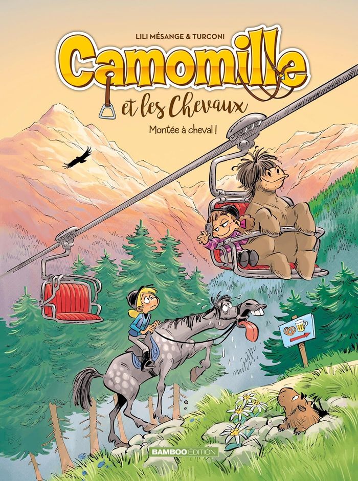 Couverture du livre « Montée à cheval » de Stefano Turconi, librairie Les Contes Infusés à Corte