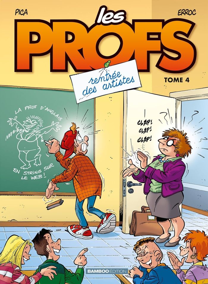 Couverture du livre « Rentrée des artistes : les profs » de Erroc, librairie Les Contes Infusés à Corte