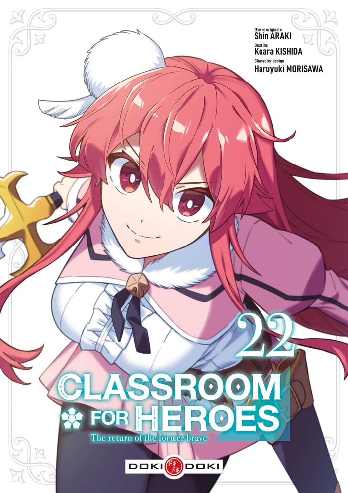 Couverture du livre « CLASSROOM FOR HEROES - T22 - CLASSROOM FOR HEROES - VOL. 22 » de Araki/kishida, librairie Les Contes Infusés à Corte