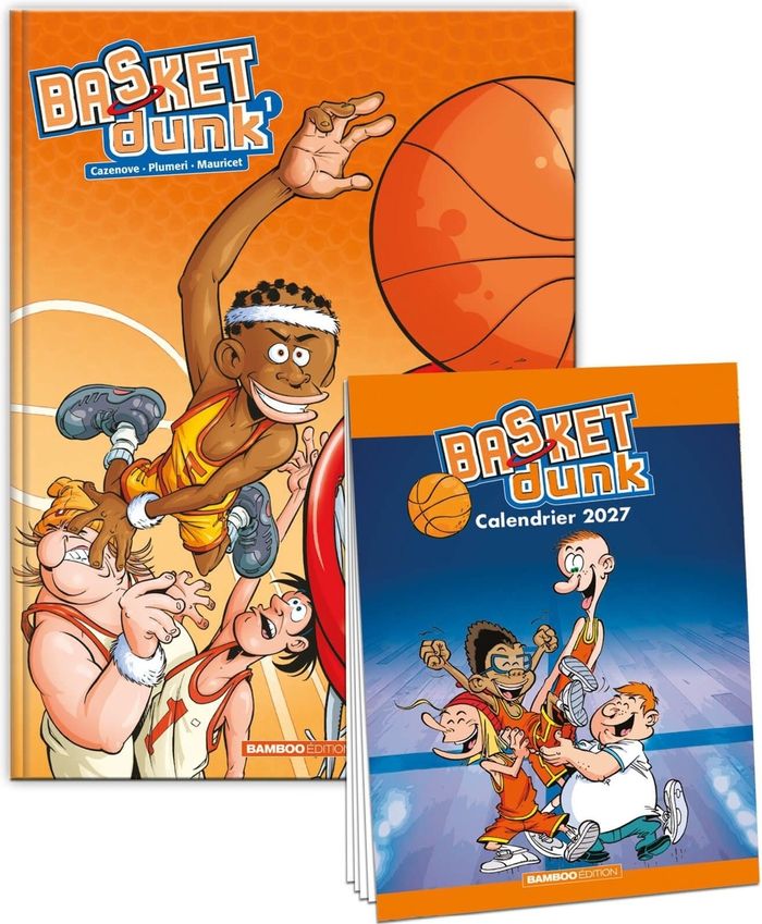 Couverture du livre « BASKET DUNK - TOME 01 + CALENDRIER 2027 OFFERT », librairie Les Contes Infusés à Corte