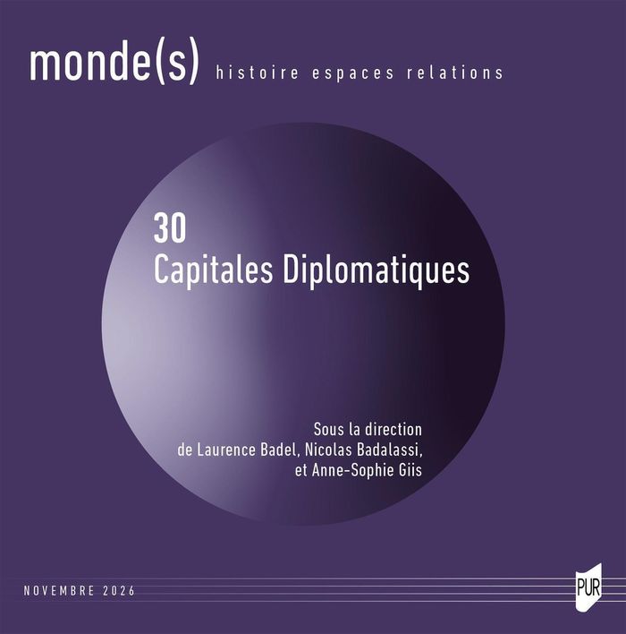 Couverture du livre « CAPITALES DIPLOMATIQUES », librairie Les Contes Infusés à Corte