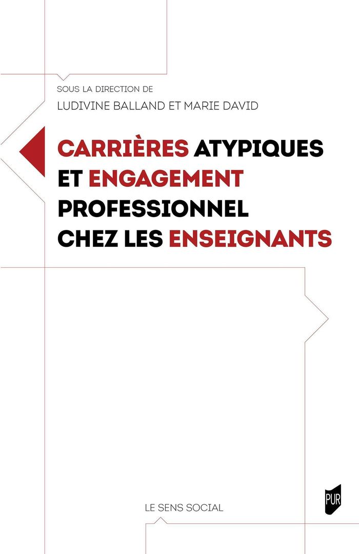 Couverture du livre « CARRIERES ATYPIQUES ET ENGAGEMENT PROFESSIONNEL CHEZ LES ENSEIGNANTS » de Balland/david, librairie Les Contes Infusés à Corte