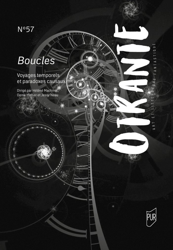 Couverture du livre « BOUCLES - VOYAGES TEMPORELS ET PARADOXES CAUSAUX », librairie Les Contes Infusés à Corte