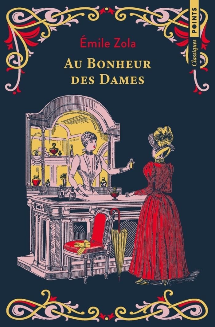 Couverture du livre « Au bonheur des dames » de Émile Zola, librairie Les Contes Infusés à Corte