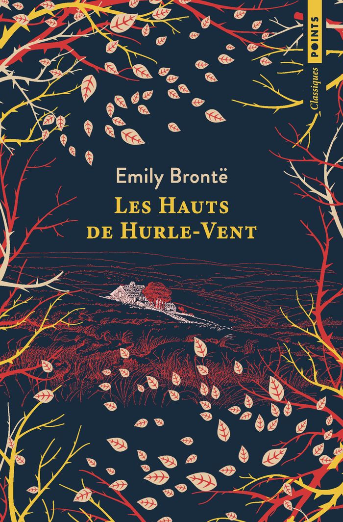 Couverture du livre « LES HAUTS DE HURLE-VENT » de Emily Bronte, librairie Les Contes Infusés à Corte