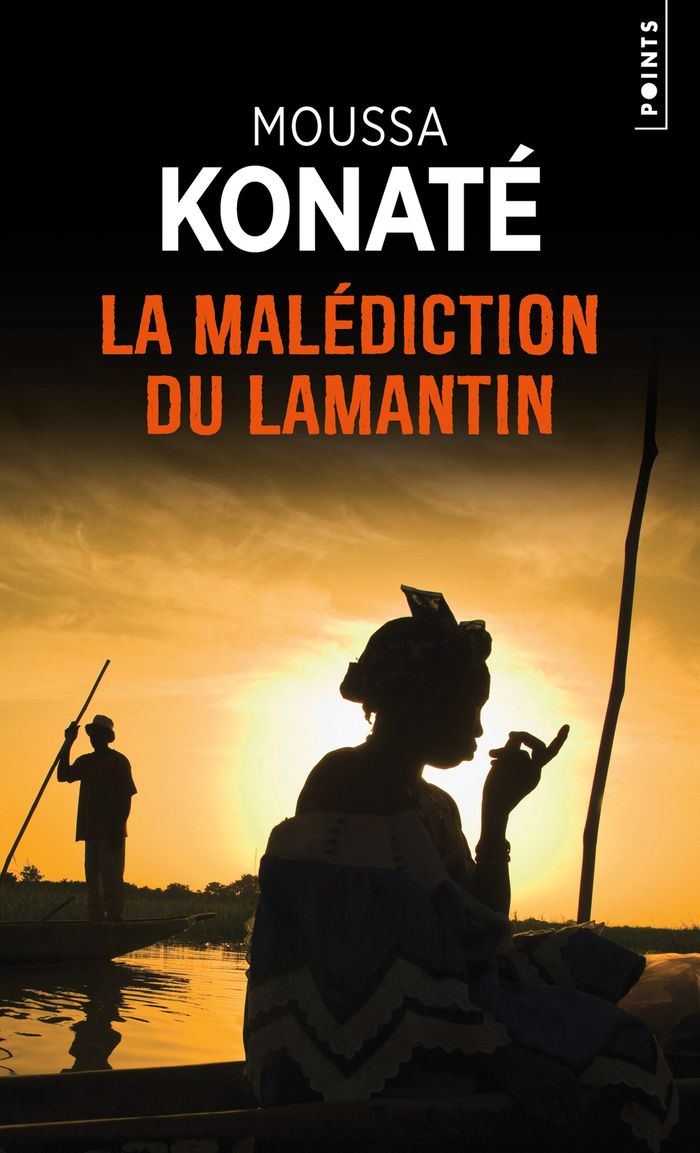 Couverture du livre « La malédiction du lamantin » de Moussa Konate, librairie Les Contes Infusés à Corte