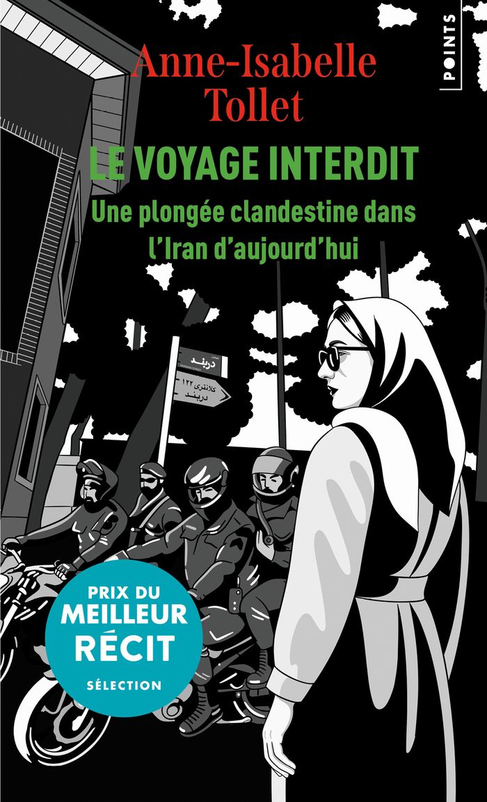 Couverture du livre « Le voyage interdit : une plongée clandestine dans l'Iran d'aujourd'hui » de Anne-Isabelle Tollet, librairie Les Contes Infusés à Corte