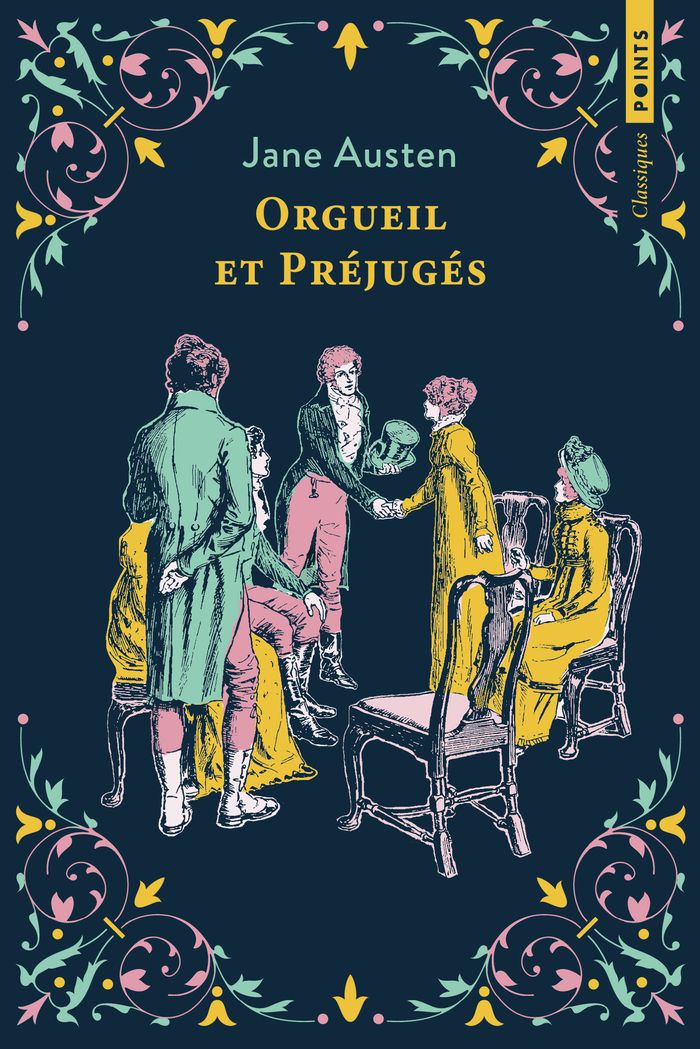 Couverture du livre « ORGUEIL ET PREJUGES » de Jane Austen, librairie Les Contes Infusés à Corte