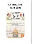 Couverture du livre « La Verdière 1944-2024 » de Jean-François Jamet, librairie Les Contes Infusés à Corte