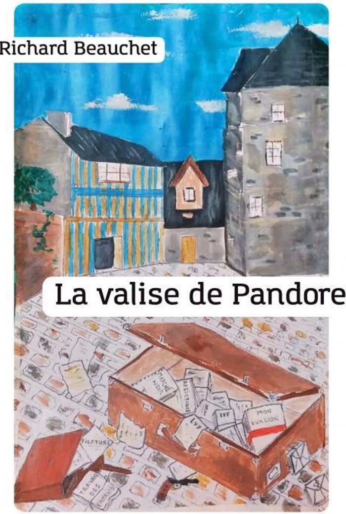 Couverture du livre « La valise de Pandore » de Richard Beauchet, librairie Les Contes Infusés à Corte