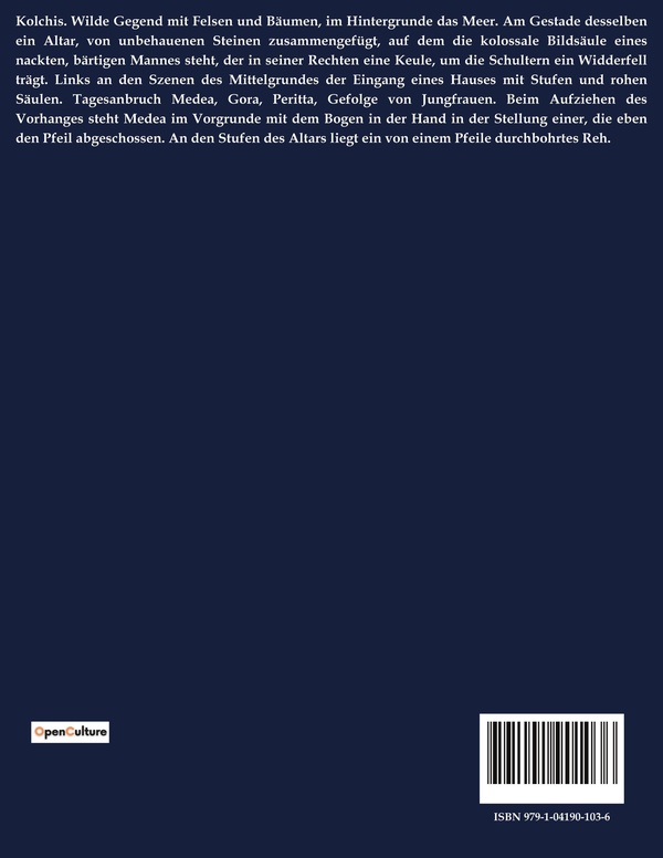 Quatrième de couverture de « DAS GOLDENE VLIES »