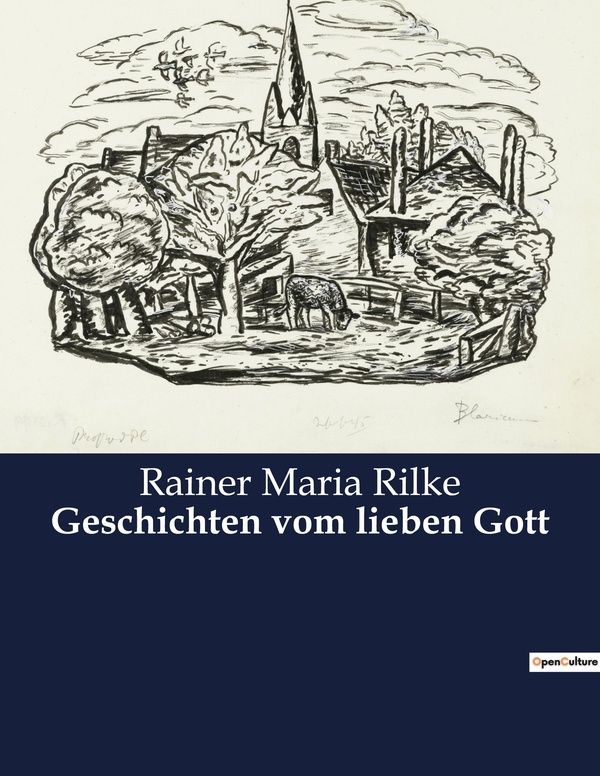 Couverture du livre « GESCHICHTEN VOM LIEBEN GOTT - ERZAHLUNGEN UBER GOTT UND MENSCHLICHKEIT » de Rilke Rainer Maria, librairie Les Contes Infusés à Corte