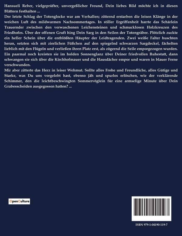 Quatrième de couverture de « GESCHICHTEN AUS DEM EMMENTAL SIMON GFELLER »