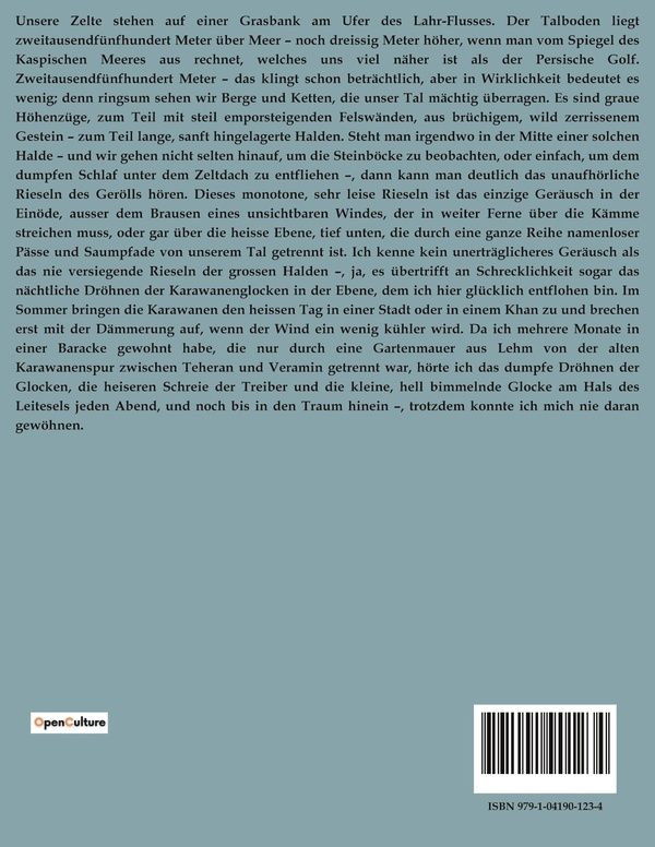 Quatrième de couverture de « DAS GLUCKLICHE TAL - EIN VERBORGENES TAL UND DIE SUCHE NACH IDENTITAT »