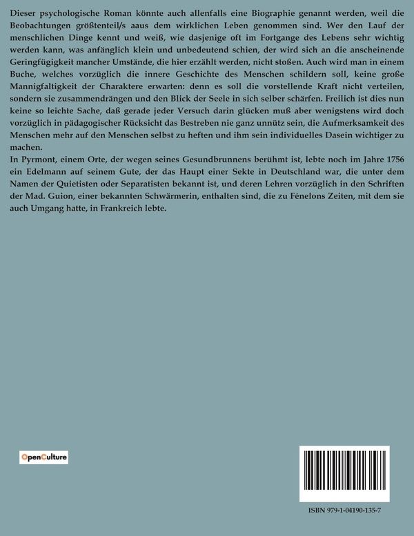 Quatrième de couverture de « ANTON REISER »