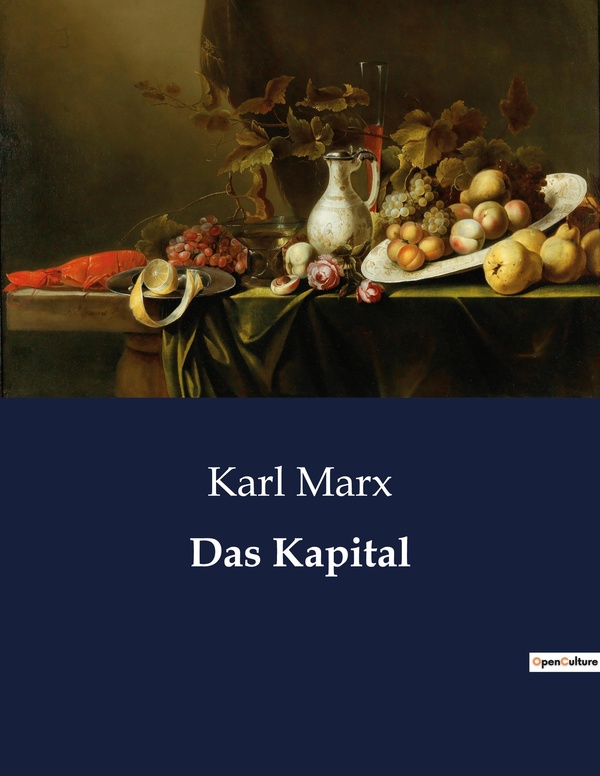 Couverture du livre « DAS KAPITAL » de Karl Marx, librairie Les Contes Infusés à Corte