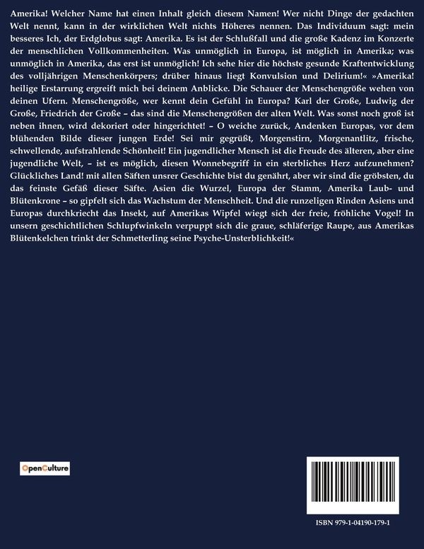 Quatrième de couverture de « DER AMERIKAMUDE - DIE SUCHE NACH IDENTITAT IN EINER SICH WANDELNDEN WELT »