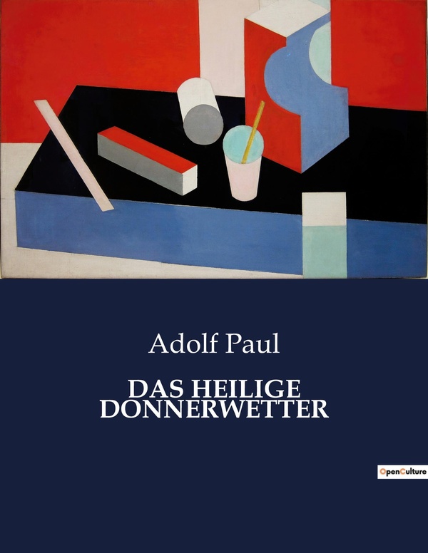 Couverture du livre « DAS HEILIGE DONNERWETTER - EIN ABENTEUERROMAN UBER MUT UND FREIHEIT IM ZEITALTER DER NAPOLEONISCHEN », librairie Les Contes Infusés à Corte