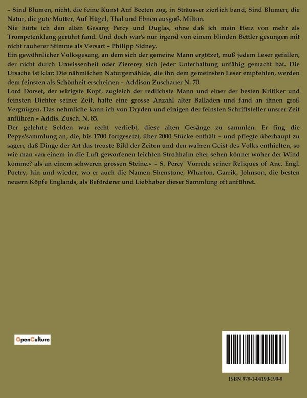 Quatrième de couverture de « VOLKSLIEDER - EINE UNTERSUCHUNG DER NIEDERLANDISCHEN VOLKSLIEDER UND IHRER KULTURELLEN BEDEUTUNG »