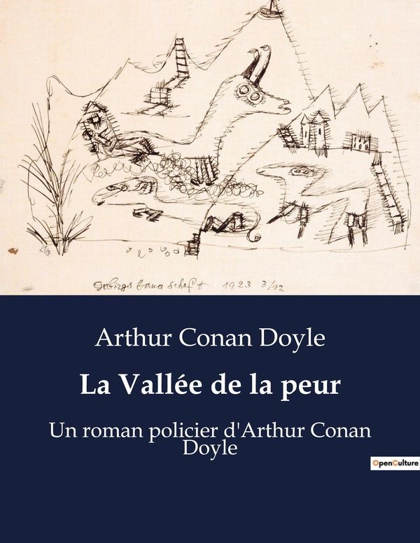 Couverture du livre « LA VALLEE DE LA PEUR - UNE ENQUETE DE SHERLOCK HOLMES DANS LES TENEBRES DE BIRLSTONE » de Doyle Arthur Conan, librairie Les Contes Infusés à Corte