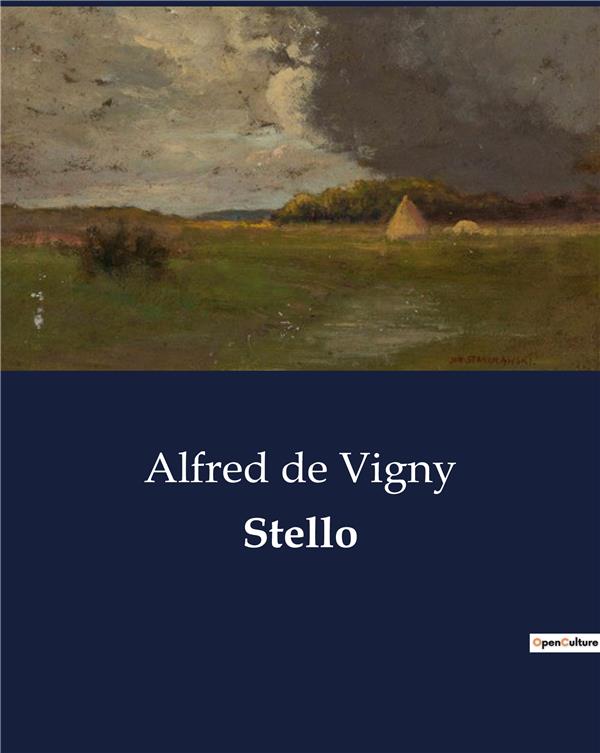 Couverture du livre « STELLO » de De Vigny Alfred, librairie Les Contes Infusés à Corte