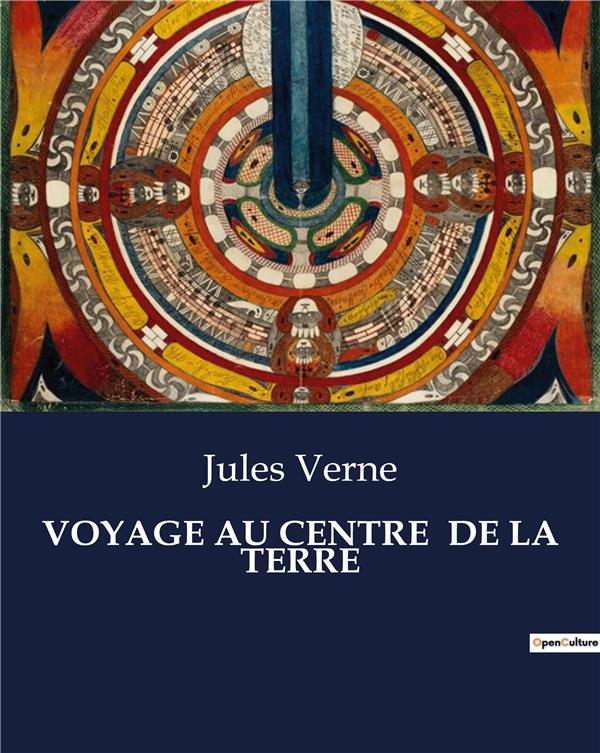 Couverture du livre « VOYAGE AU CENTRE DE LA TERRE » de Jules Verne, librairie Les Contes Infusés à Corte