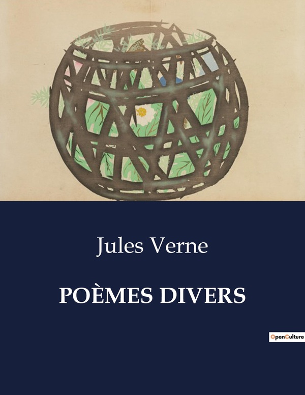 Couverture du livre « POEMES DIVERS » de Jules Verne, librairie Les Contes Infusés à Corte