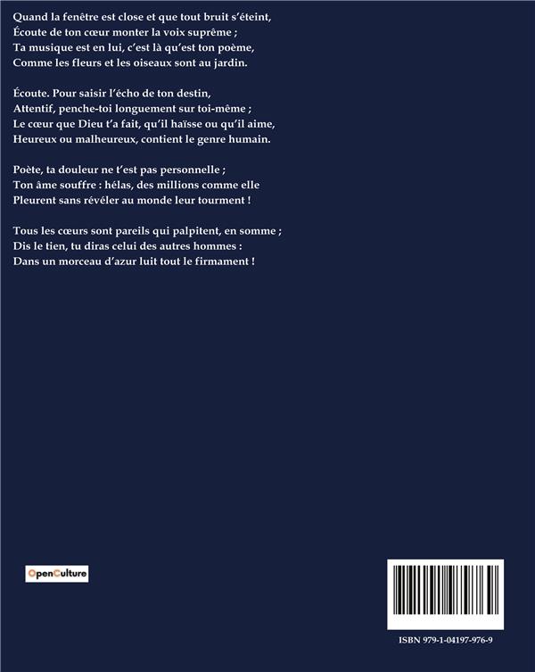Quatrième de couverture de « POESIES  COMPLETES - TOME II »
