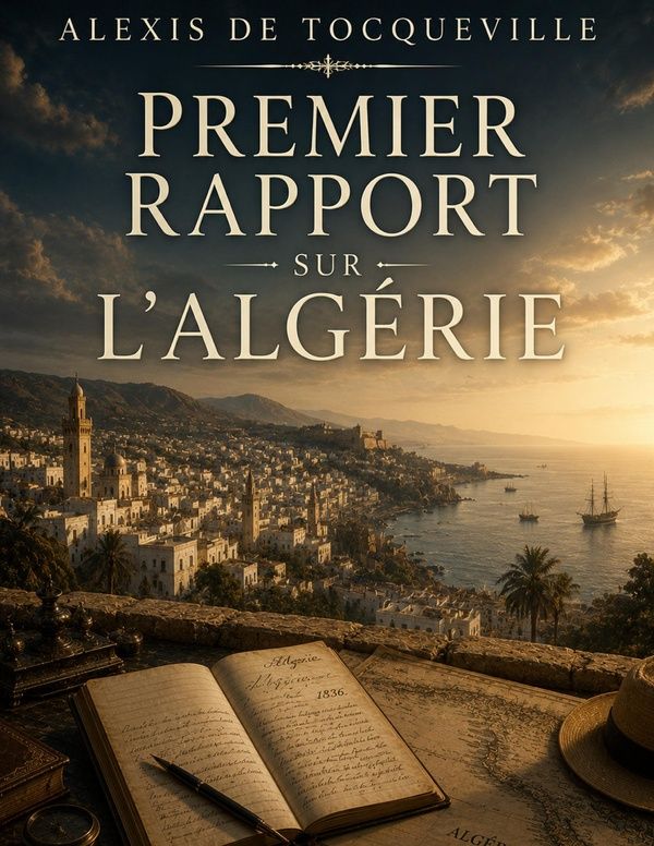 Couverture du livre « PREMIER RAPPORT SUR L'ALGERIE » de De Tocqueville A., librairie Les Contes Infusés à Corte
