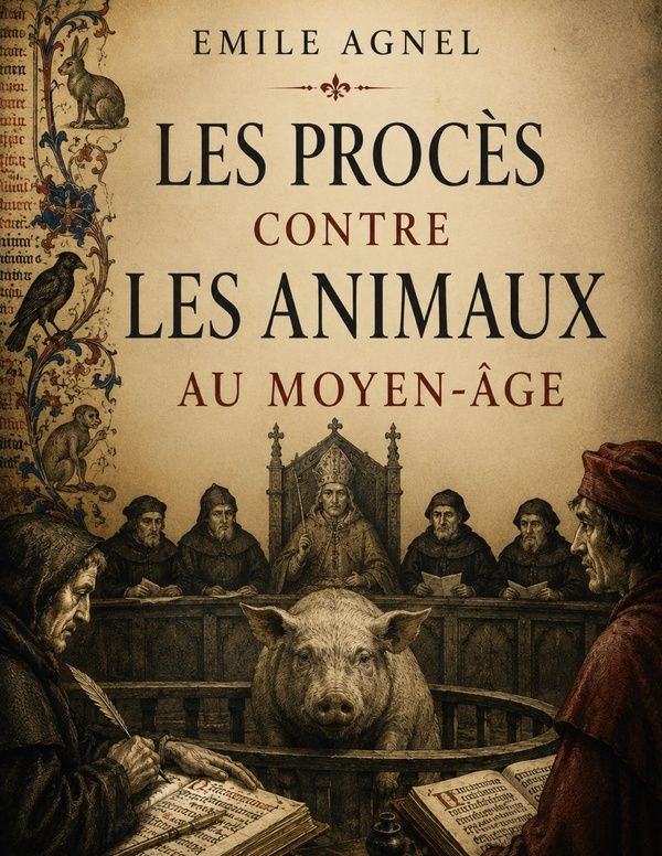 Couverture du livre « LES PROCES CONTRE LES ANIMAUX - CURIOSITES JUDICIAIRES ET HISTORIQUES DU MOYEN-AGE » de Emile Agnel, librairie Les Contes Infusés à Corte