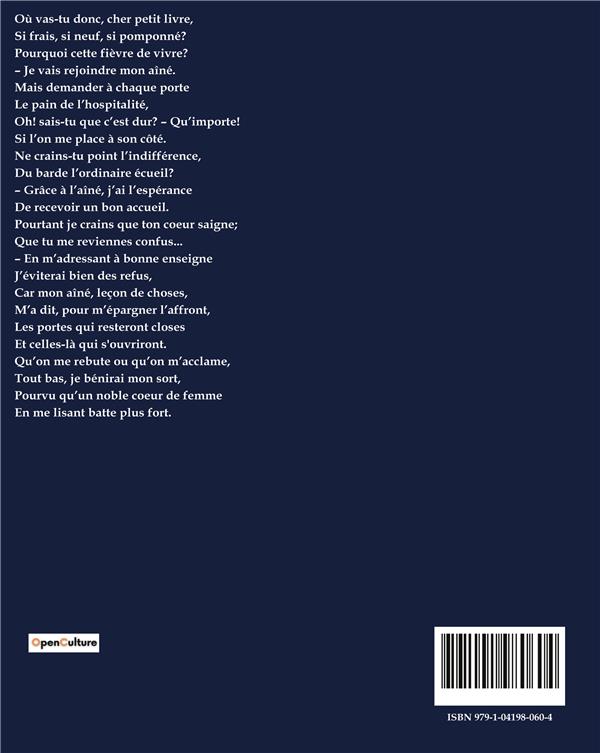 Quatrième de couverture de « SOUS LES PINS - REFLEXIONS MELANCOLIQUES SOUS LES PINS: UN HOMMAGE POETIQUE A UN PERE DISPARU »