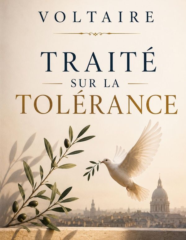 Couverture du livre « TRAITE SUR LA TOLERANCE - UNE EXPLORATION DE LA TOLERANCE RELIGIEUSE A TRAVERS L'AFFAIRE JEAN CALAS » de Voltaire, librairie Les Contes Infusés à Corte