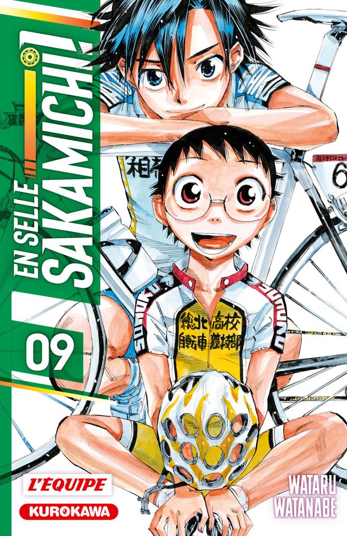 Couverture du livre « En selle Sakamichi ! » de Wataru Watanabe, librairie Les Contes Infusés à Corte