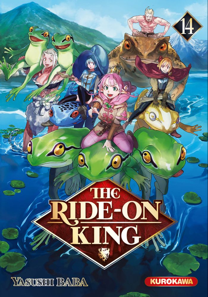 Couverture du livre « The ride-on king » de Yasushi Baba, librairie Les Contes Infusés à Corte