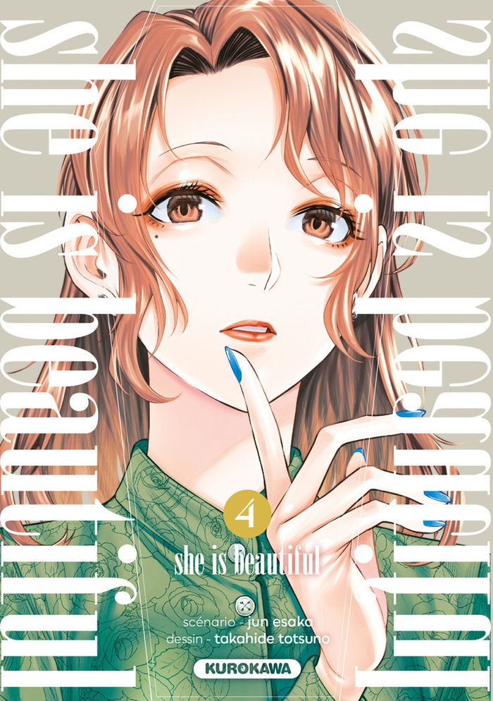 Couverture du livre « She is beautiful » de Jun Esaka, librairie Les Contes Infusés à Corte